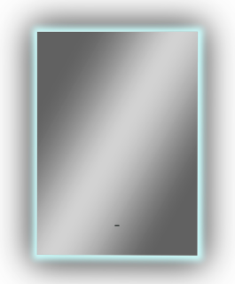 Зеркало с подсветкой Continent Trezhe ЗЛП608 с бесконтактным сенсором 50см