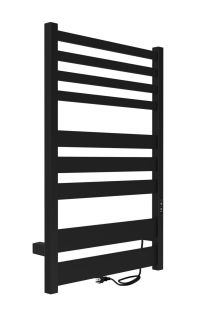 Полотенцесушитель электрический Indigo Atlas LСLATE80-50BRRt 80x50 см чёрный муар