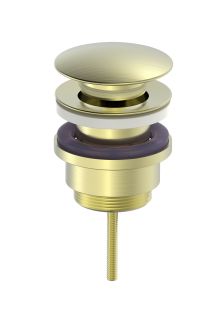 Донный клапан для раковины Wonzon & Woghand WW-88SS07-BG брашированное золото