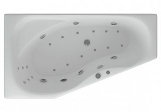 Акриловая ванна АКВАТЕК Медея 170x95 см левая без гидромассажа