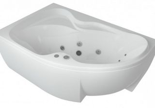 Акриловая ванна АКВАТЕК Вега 170x105 см левая без гидромассажа