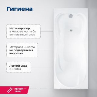 Акриловая ванна Aquanet Viola 242744 180x75 см