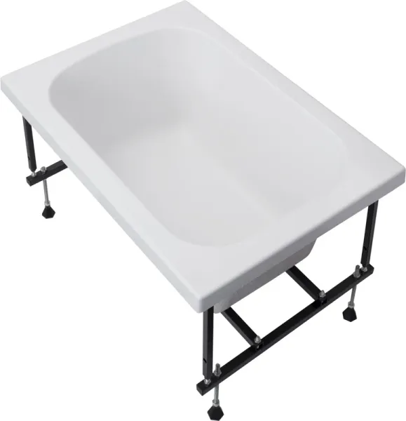 Акриловая ванна Aquanet Seed 347891 100x70 см с каркасом с фронтальной и боковой панелями