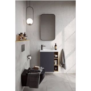 Подвесная тумба под раковину Aqwella Alba ALB0106LDD+ALB0706GRМ 60 см