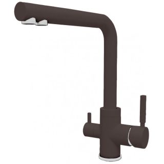 Смеситель для кухни Florentina Альдо с подключением под фильтр мокко