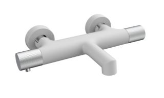 Смеситель для ванны AltroBagno Intento 0217 BiOp белый матовый