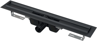 Душевой лоток AlcaPlast чёрный матовый 300мм APZ101BLACK-300