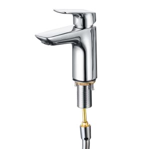 Смеситель для раковины с гигиеническим душем Aquatek Вега AQ1012CR хром