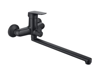 Смеситель для ванны Aquatek Вега AQ1042MB чёрный матовый