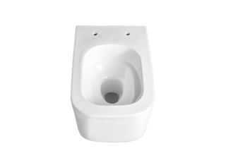 Унитаз подвесной Aquatek Квадро AQ1515T-00 безободковый смыв торнадо