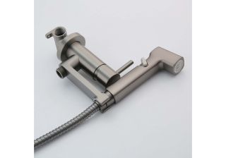 Гигиенический душ со смесителем Aquatek Ника AQ1819BGM оружейная сталь