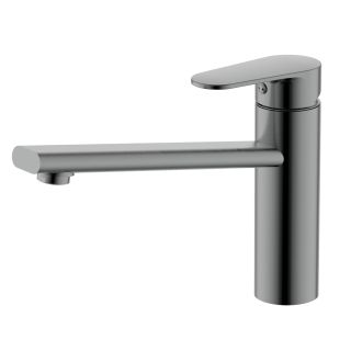 Смеситель для кухни Aquatek Ника AQ1880BGM оружейная сталь