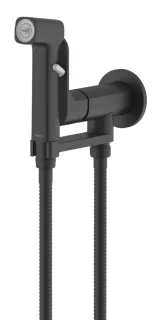 Гигиенический душ со смесителем Aquatek Альфа AQ1919MB чёрный матовый