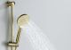 Душевой гарнитур Aquatek Оберон шлифованное золото