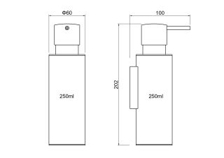 Дозатор Aquatek Оберон AQ4205BG шлифованное золото
