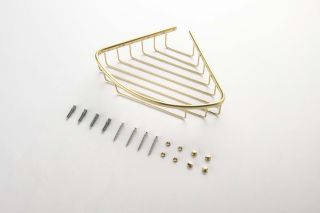 Угловая полка Aquatek AQ4906BG шлифованное золото