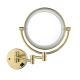 Зеркало косметическое настенное Aquatek AQ4912BG с подсветкой 5х шлифованное золото