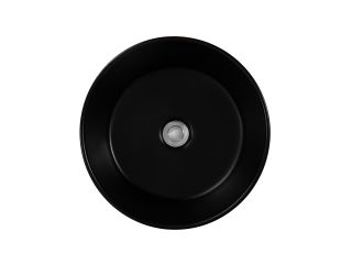 Раковина накладная Aquatek AQ5118-MB 40 см чёрный матовый