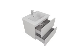 Тумба с раковиной Aquatek Вега AQ77060-LG 61 см серый туман