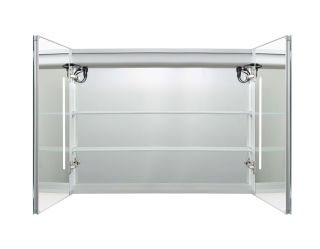 Зеркало-шкаф с подсветкой Aquatek AQ7904-MLC 90 см хром