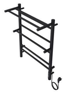 Электрический полотенцесушитель Aquatek Альфа AQ EL RRP0770BL П7 50x70см чёрный муар