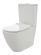 Чаша напольного унитаза AQUAme AQM1002 с крышкой-сиденьем белый глянцевый
