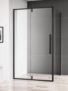 Душевая дверь AQUAme AQM7108-2-12 120см чёрный матовый