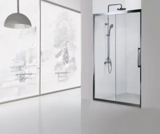 Душевая дверь Aquanet Delta NPE6121 273613 160 см стекло прозрачное профиль хром