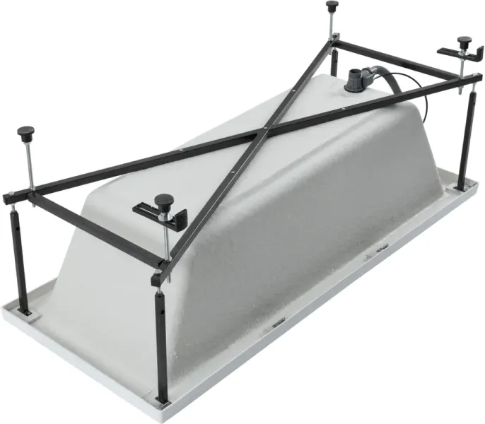 Акриловая ванна Aquanet Grace 347151 180x80 см с каркасом и фронтальной панелью