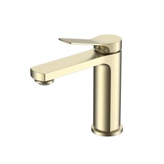 Смеситель для раковины Vincea Arco VBF-4AR01BG, брашированное золото