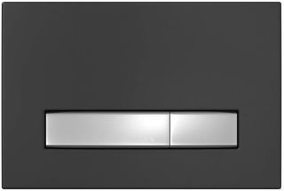 Инсталляция для унитаза Berges АТОМ Line 410 кнопка soft touch чёрный/хром глянец 040342