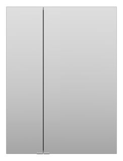 Зеркальный шкаф Misty Аура 60см белый