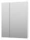Зеркальный шкаф Misty Аура 60см белый
