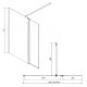 Душевая перегородка Azario CHICAGO AZ-NAR6321 1100 1100х1950
