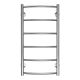 Полотенцесушитель водяной AZARIO VERONA AZ04148 400/800 6 секций, нижнее/диагональное подключение, 1/2, хром