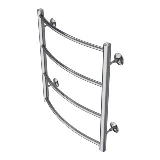 Полотенцесушитель водяной AZARIO VERONA AZ04156 500/600 4 секции, нижнее/диагональное подключение, 1/2, хром