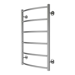 Полотенцесушитель водяной AZARIO VERONA AZ04158 500/800 6 секций, нижнее/диагональное подключение, 1/2, хром