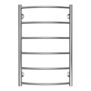 Полотенцесушитель водяной AZARIO VERONA AZ04158 500/800 6 секций, нижнее/диагональное подключение, 1/2, хром