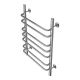 Полотенцесушитель водяной AZARIO FERRARA AZ09158 500/800 7 секций, нижнее/диагональное подключение, 1/2, хром