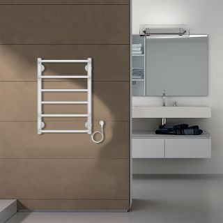 Полотенцесушитель электрический AZARIO MILAN AZ90846W 400/600 6 секций, тен справа, белый