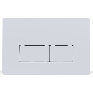 Кнопка смыва AZARIO KAPRIS AZ-8200-0090/AZ-P58-0130  двойная, квадратная, цвет белый