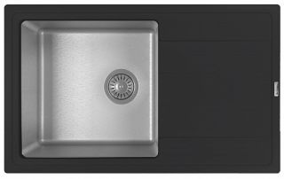 Кухонная мойка Florentina Комби 780 антрацит