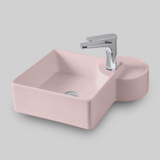 Раковина ArtCeram Cartesio CAL003 33 00 розовая 44 см