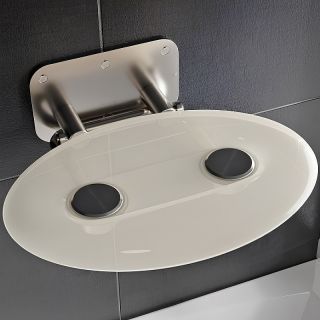 СИДЕНЬЕ ДЛЯ ДУША RAVAK OVO-P II CLEAR/CHROME B8F0000048