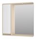 Зеркальный шкаф с подсветкой Brevita Balaton BAL-04080-03-01Л левый 80см белый/бежевый