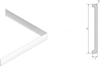 Экран для поддона Олимпик 1400х900 NEW