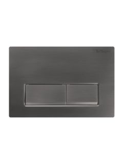 Кнопка смыва BelBagno BB-15R-GM, оружейная сталь