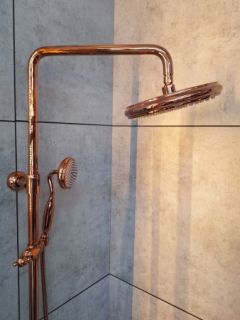 Душевая система с термостатом AltroBagno Beatrice 030423 ROr  золото розовое