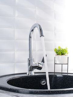 Смеситель для кухни РМС SL123BL-017F хром