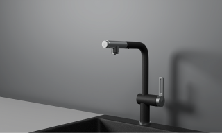 Смеситель для кухни Granula 8169, ЧЕРНЫЙ Чёрный